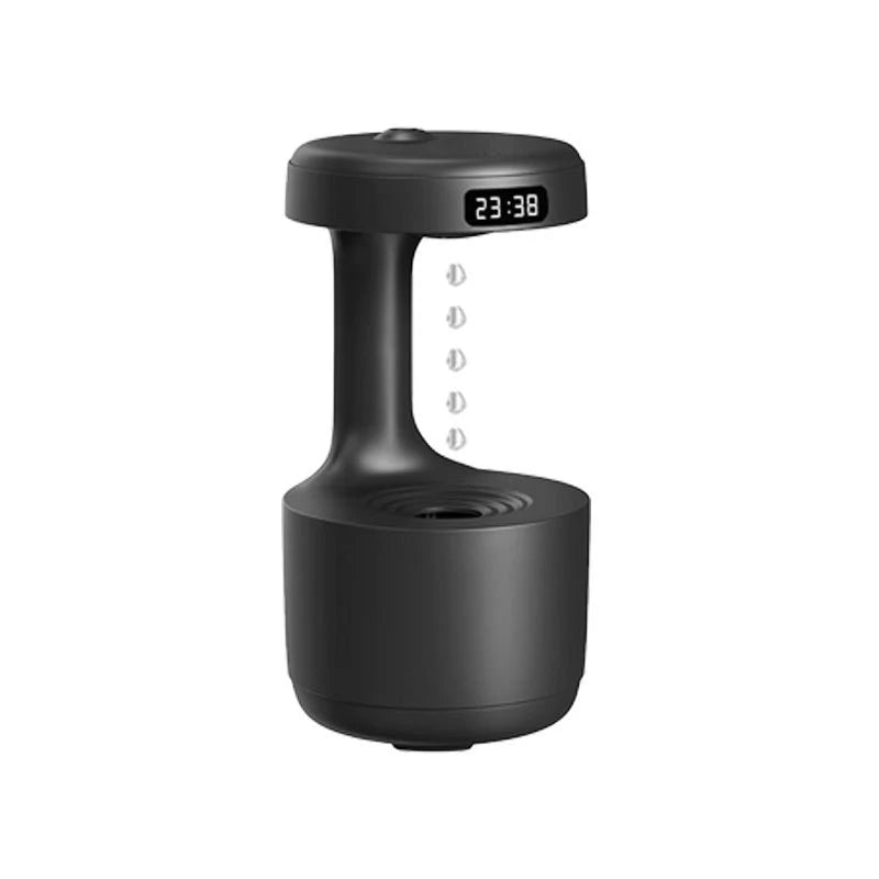 Air Humidifier Anti-gravity with digital clock