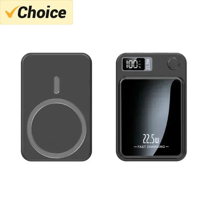 2024 New magnetic power bank 50000mAh large capacity wireless fast charging suitable for iPhone12 13 14 15 Huawei Xiaomi Samsung