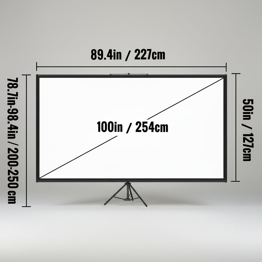 Projector Screen 100 Inch