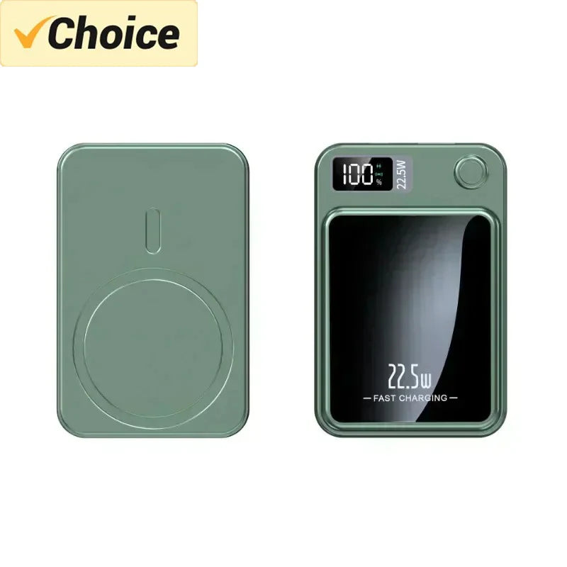 2024 New magnetic power bank 50000mAh large capacity wireless fast charging suitable for iPhone12 13 14 15 Huawei Xiaomi Samsung