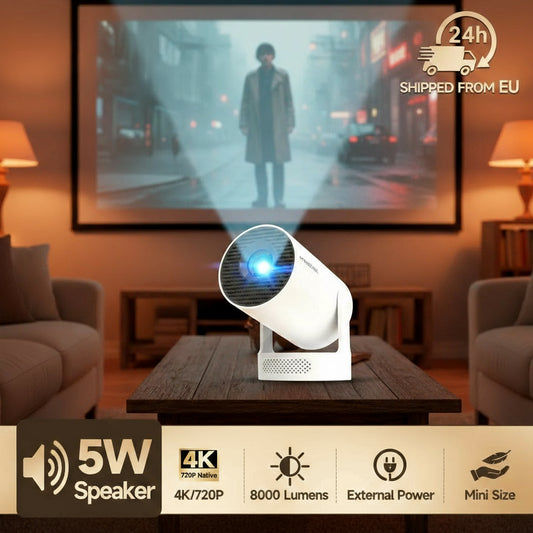 Projector 4K Android 11 720P (portable)