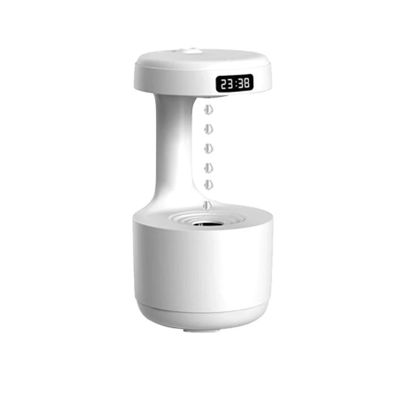 Air Humidifier Anti-gravity with digital clock